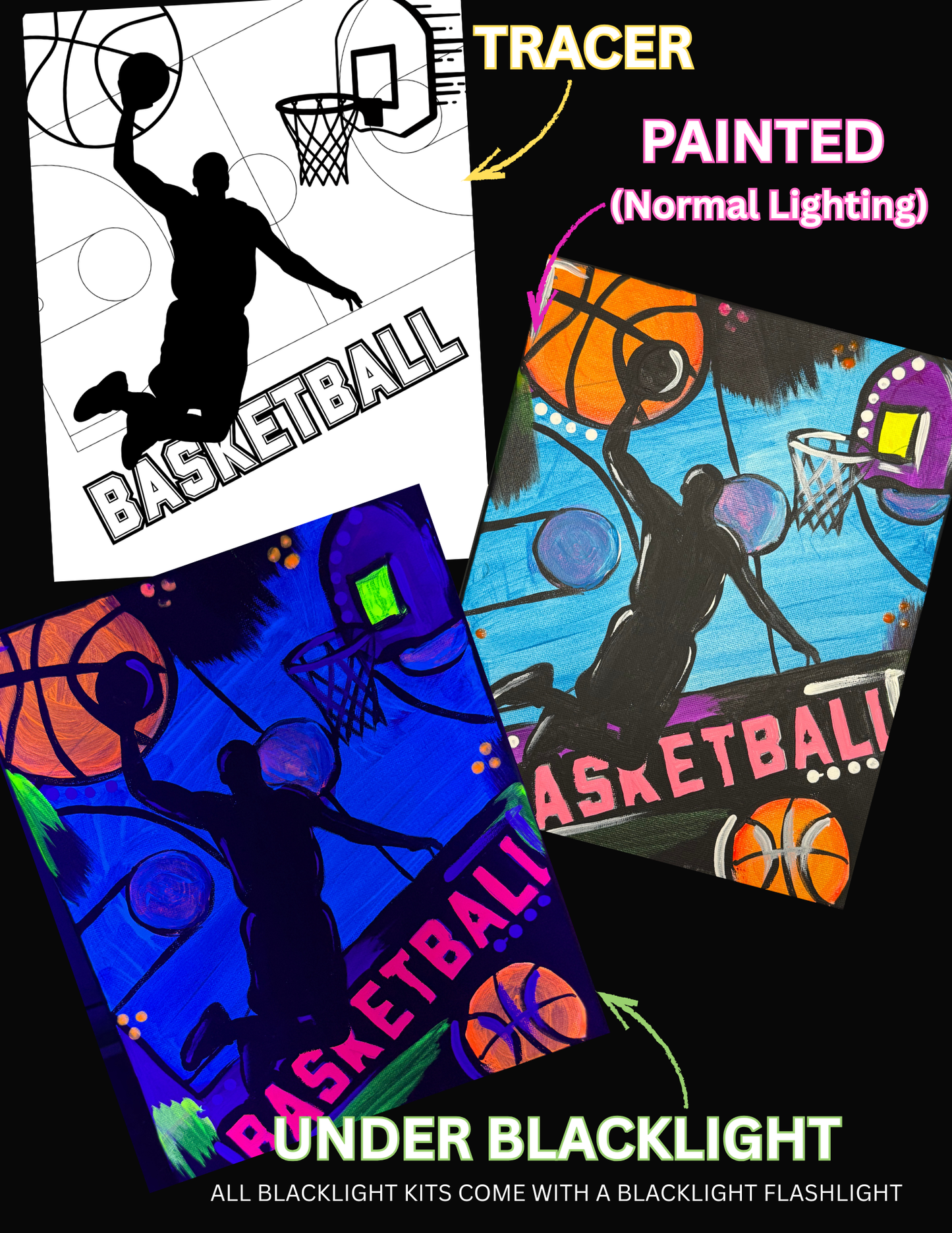 Black Light Paint Kits (Click to See All Options)