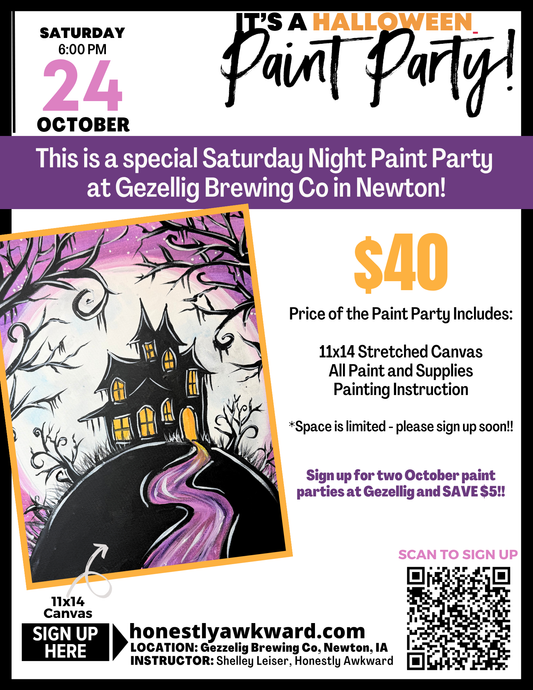 Gezellig Brewing Co - Haunted House (Oct. 24-Saturday)