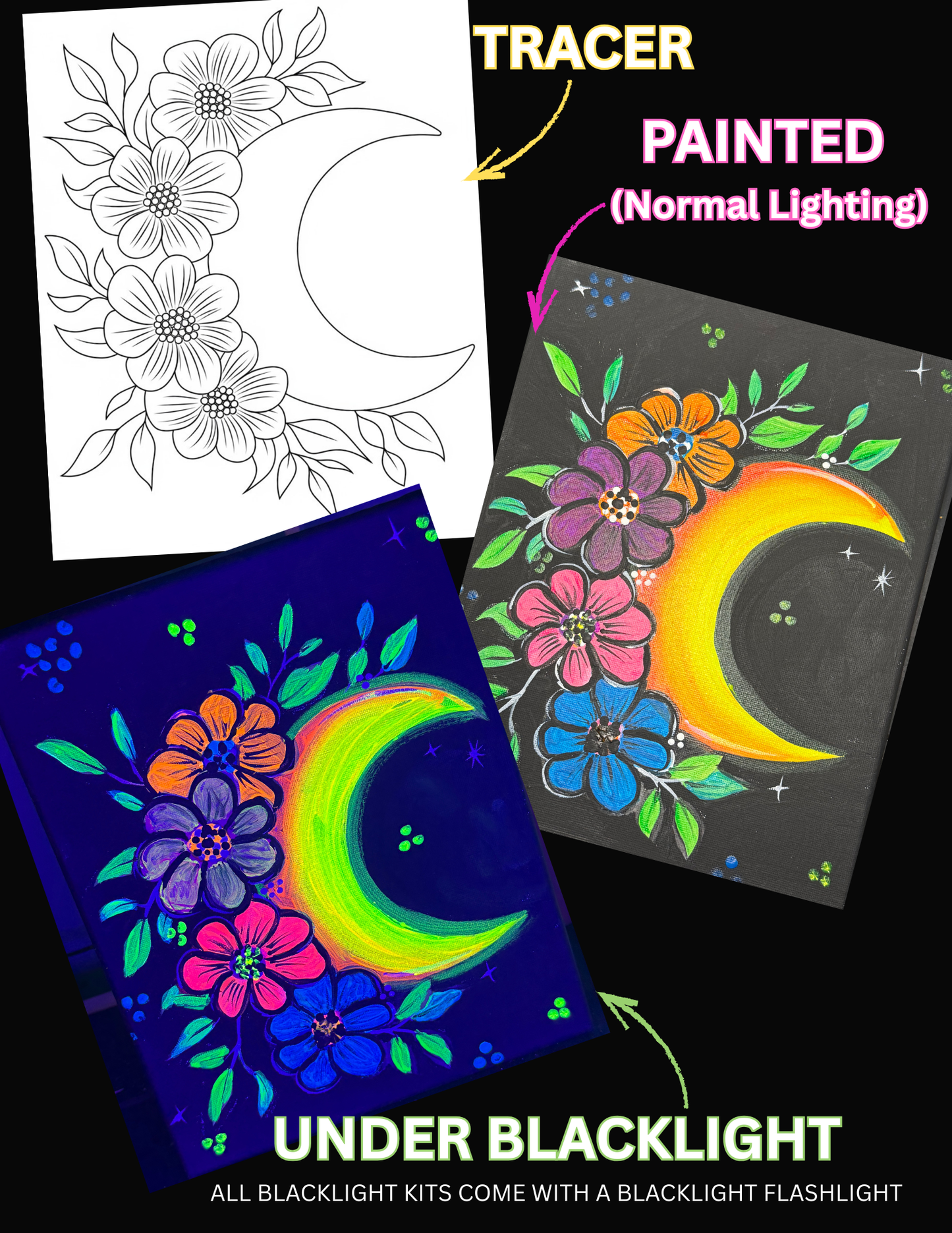 Black Light Paint Kits (Click to See All Options)
