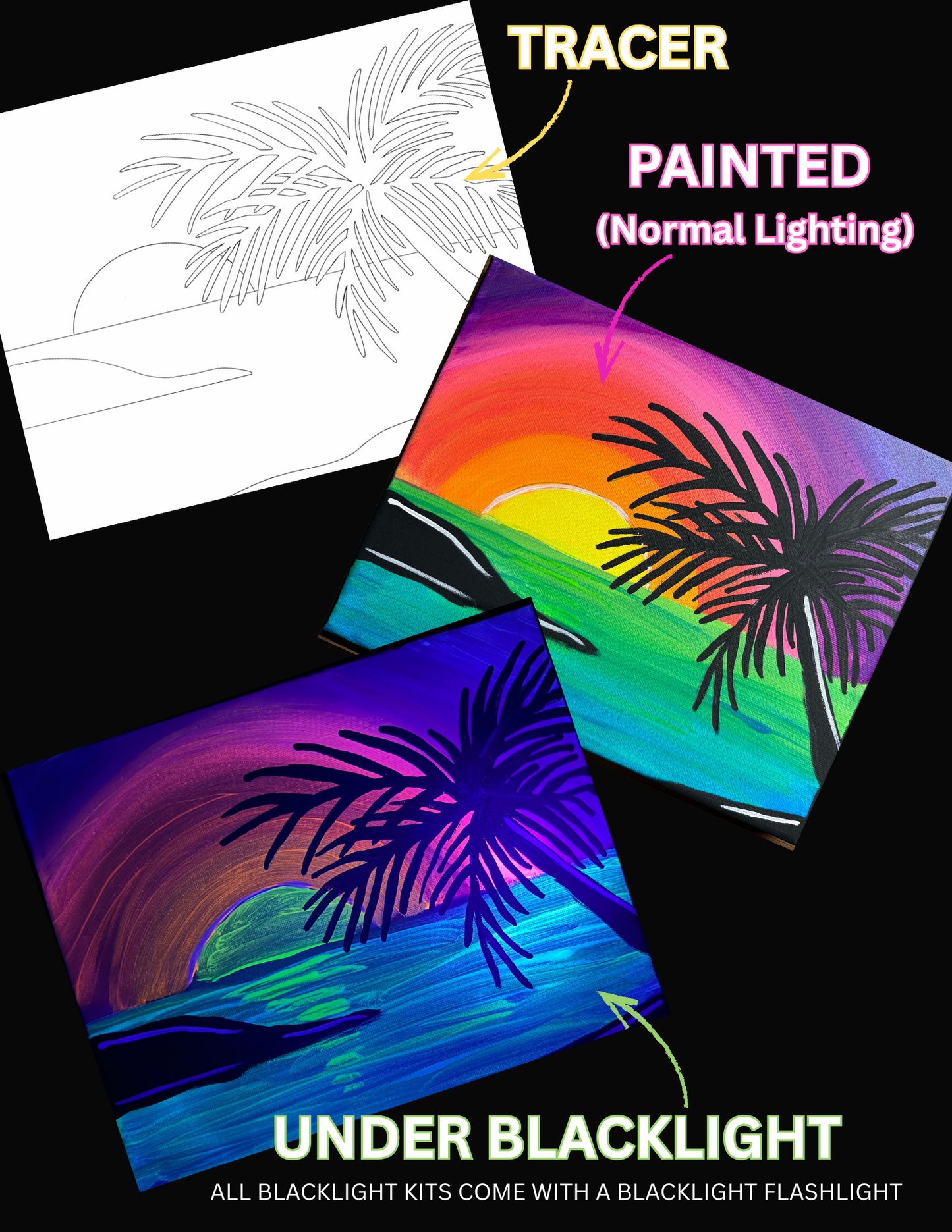 Black Light Paint Kits (Click to See All Options)