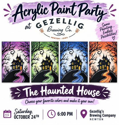 Gezellig Brewing Co - Haunted House (Oct. 24-Saturday)