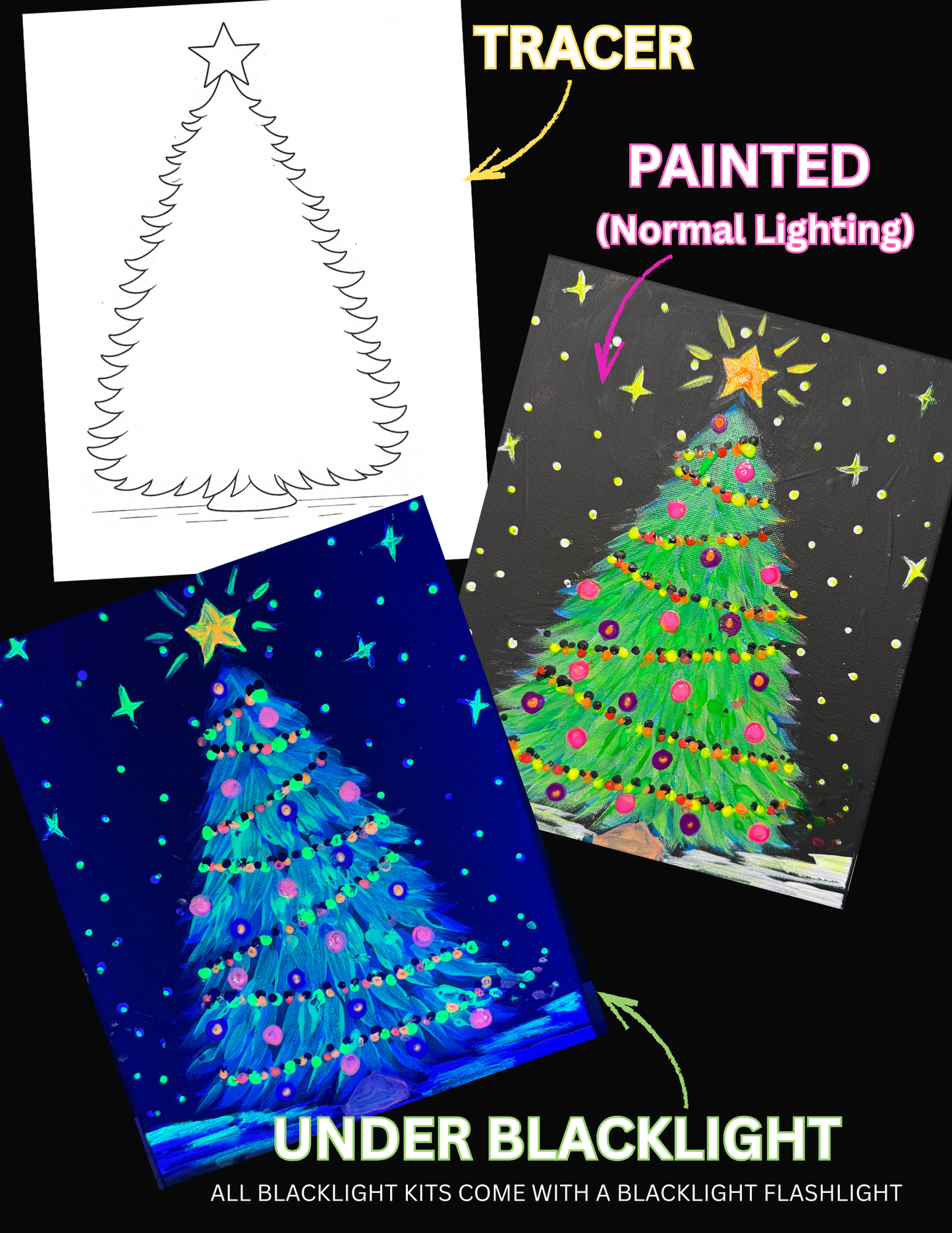 Black Light Paint Kits (Click to See All Options)