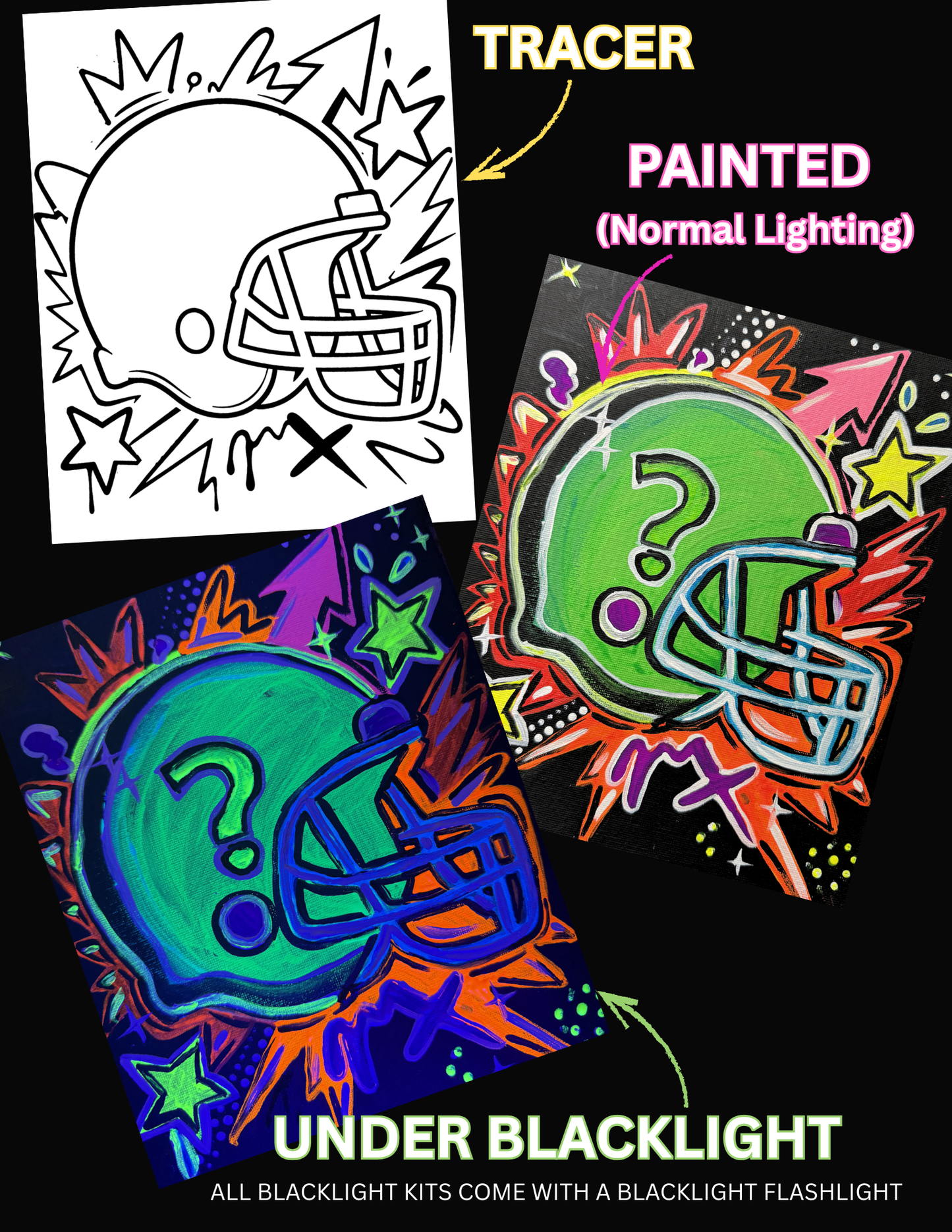PICK-A-KIT Blacklight Party (at Twice Blessed in Prairie City)