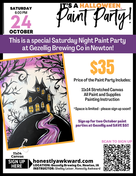 Gezellig Brewing Co - Haunted House (Oct. 24-Saturday)