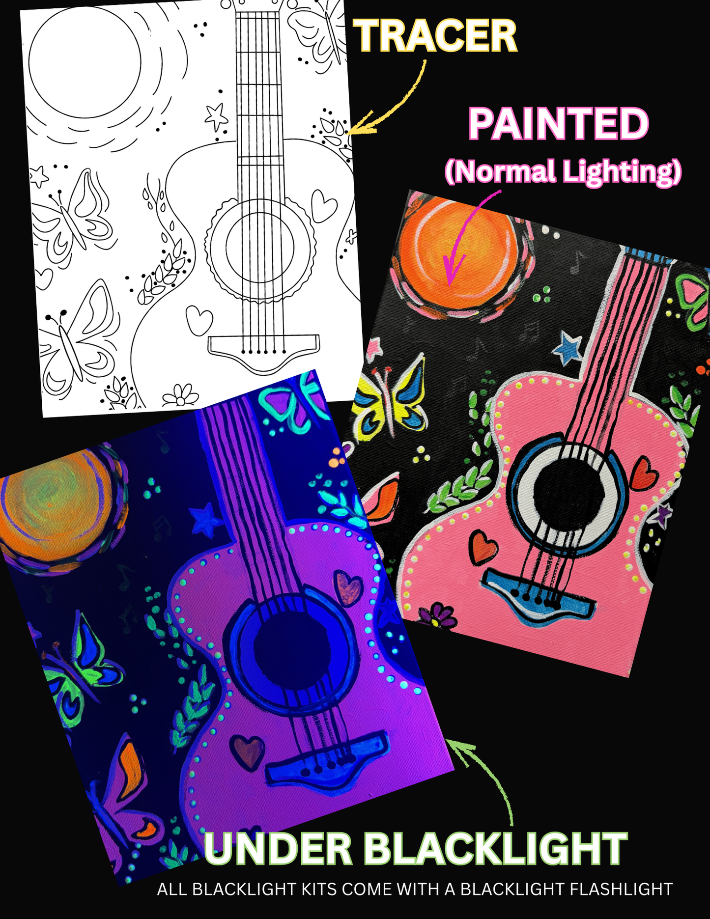 PICK-A-KIT Blacklight Party (at Twice Blessed in Prairie City)