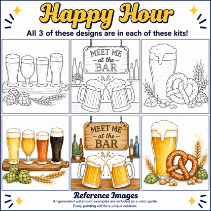 Gezellig Brewing - Watercolor Pick-A-Kit Event