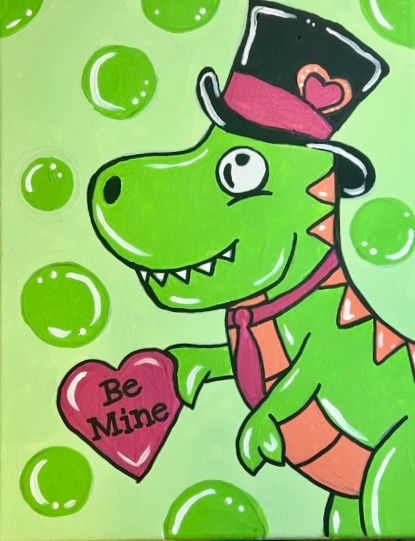 Valentine's Dinosaur