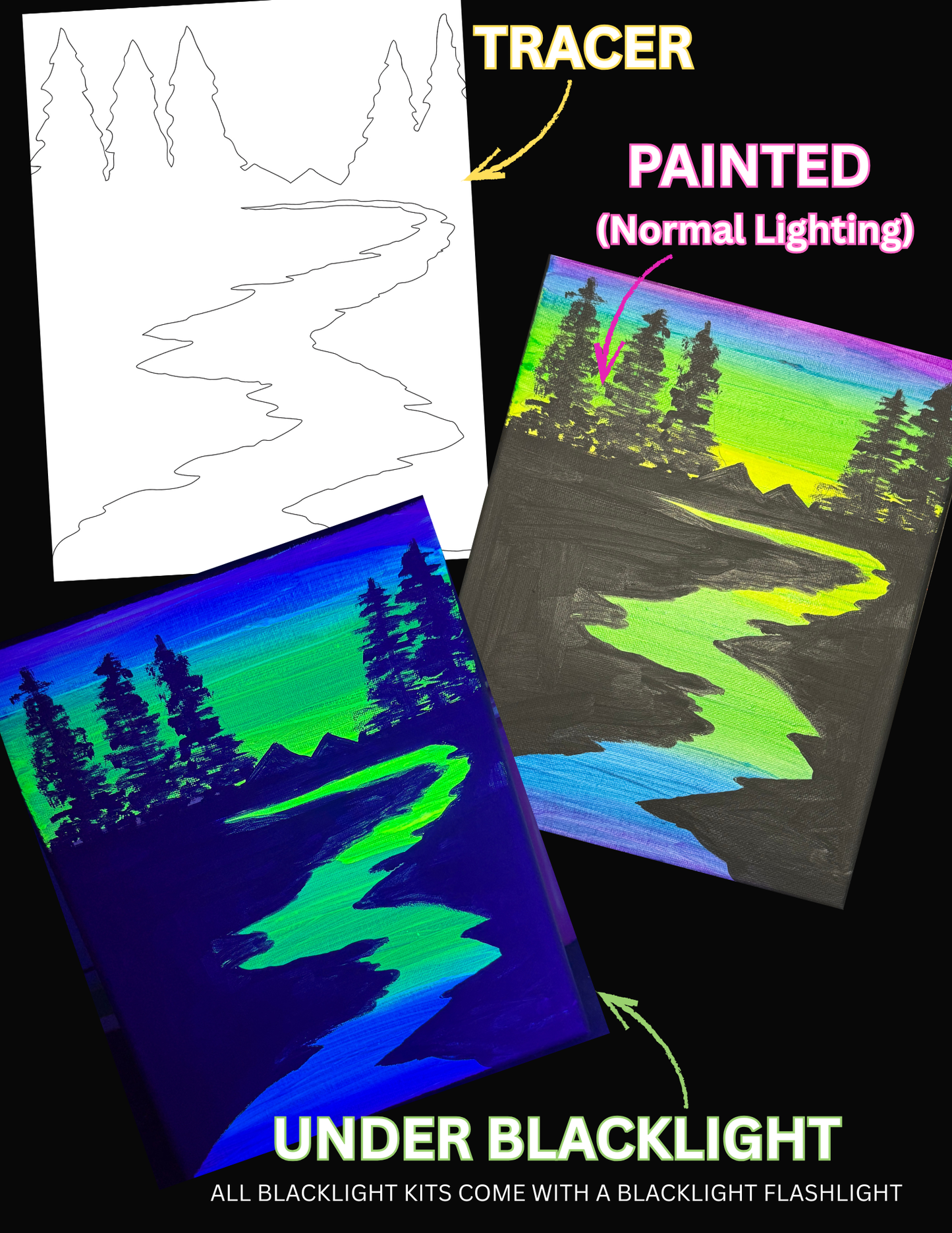 Black Light Paint Kits (Click to See All Options)