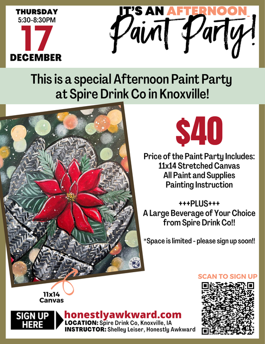 Spire Drink Co - Mittens (December 17 - Thursday)